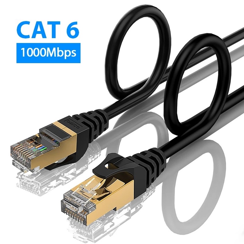 Benosem Metal Head Cat6 Rj45 Ethernet Cable Utp Lan Cable High Speed