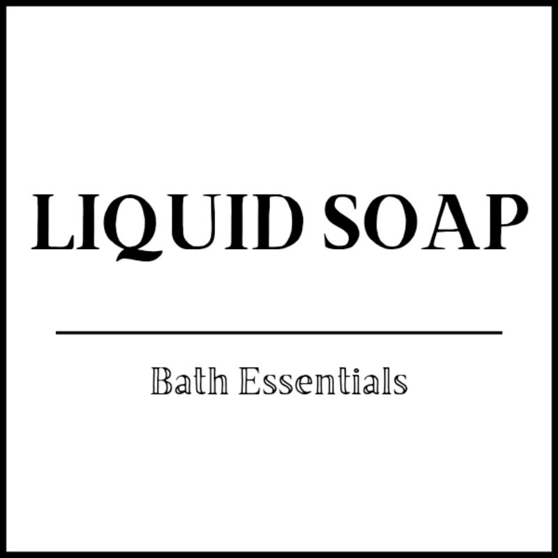 Minimalist Sticker Labels for Bath Essentials and Bath Organizer