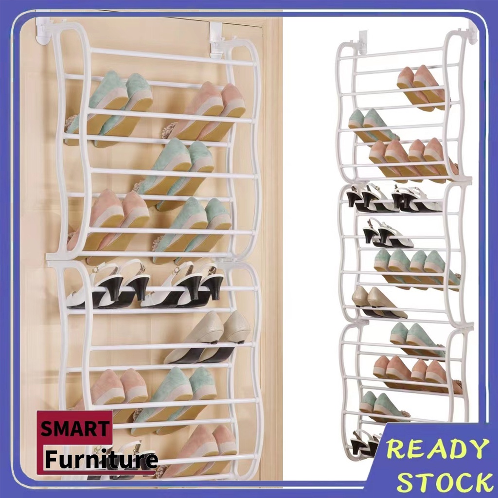 COD Over the door Shoe Rack 36 Pair Hanging Shoes organizer Wall