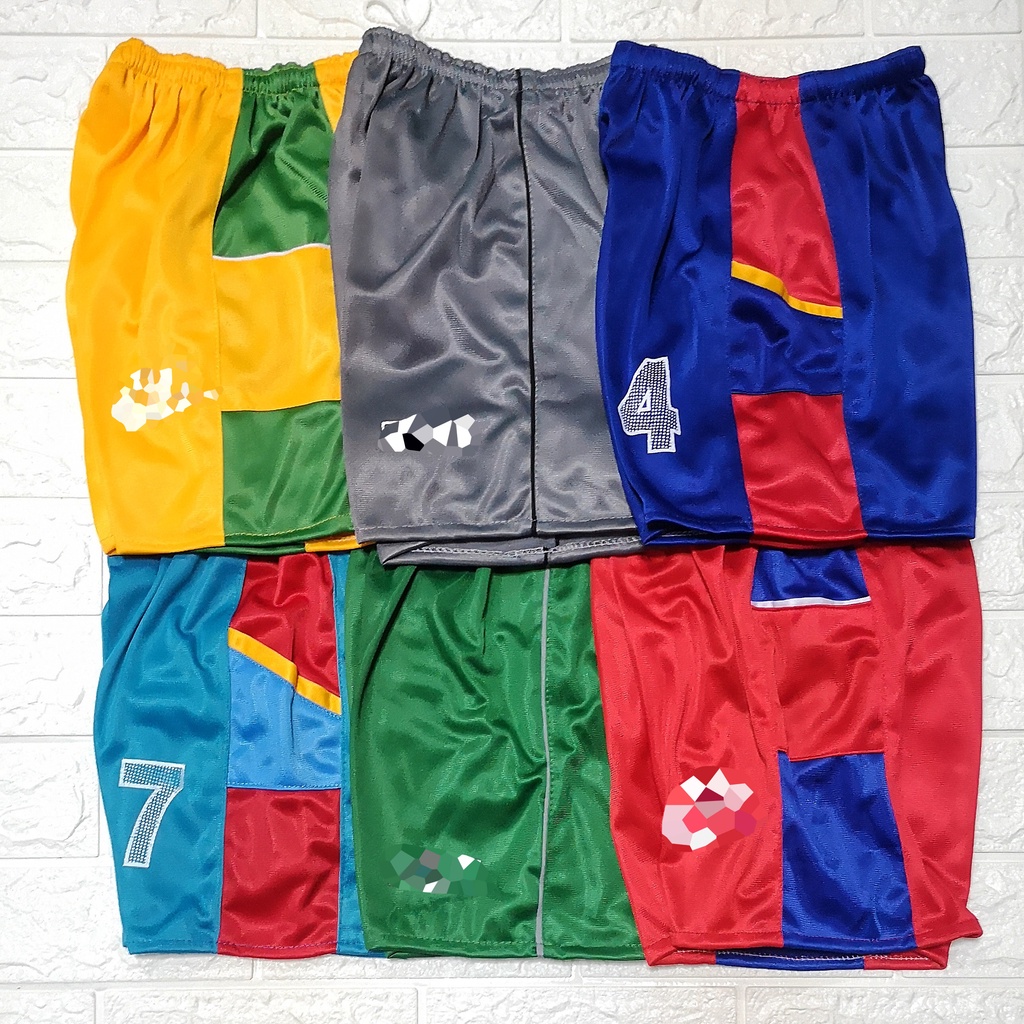 Kids Basketball Jersey Shorts for Boys Plain Shiny Fabric (Fits 35 years old) Shopee Philippines