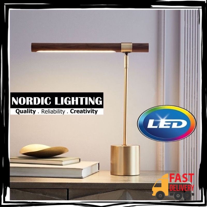 Nordic Lighting Led Table Lamp Decorative Desk Lamp Lampu Meja Led ...