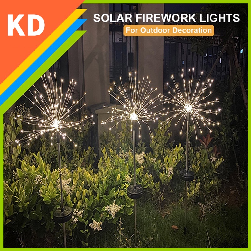 Solar Garden Lights Solar Firework Lights Solar Powered String Light ...