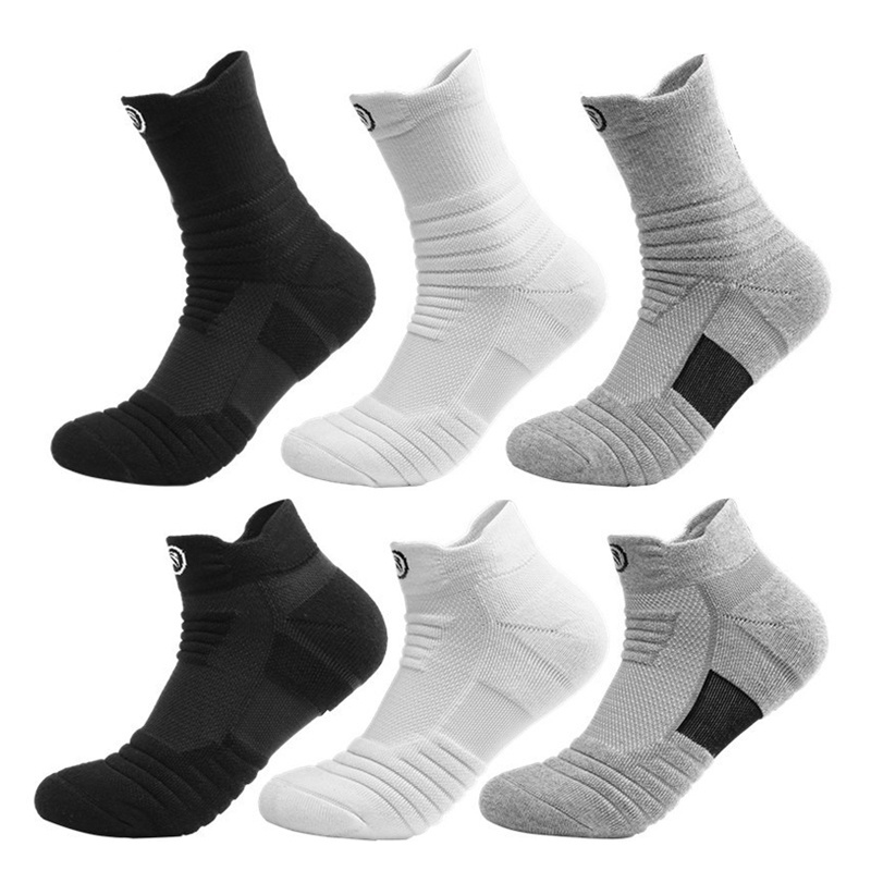【Thickened】Sports Socks Men Running Basketball Breathable Anti Slip ...