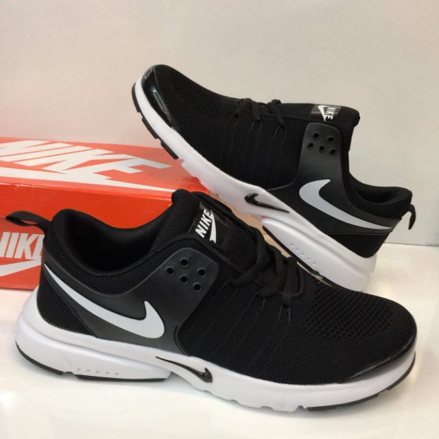 Nike air presto 2025 tube black running shoes