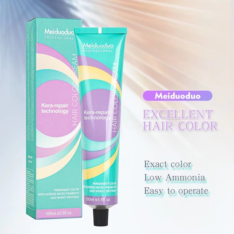 Meiduoduo Hair Dye / Color Cream Barber Salon Hair Color Permanent Hair