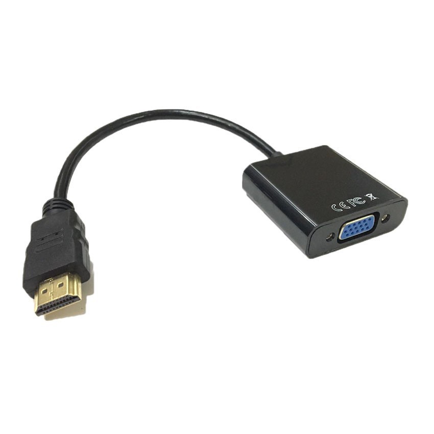 HDMI TO VGA Adapter Video Converter Cable 1080P With / Without Audio