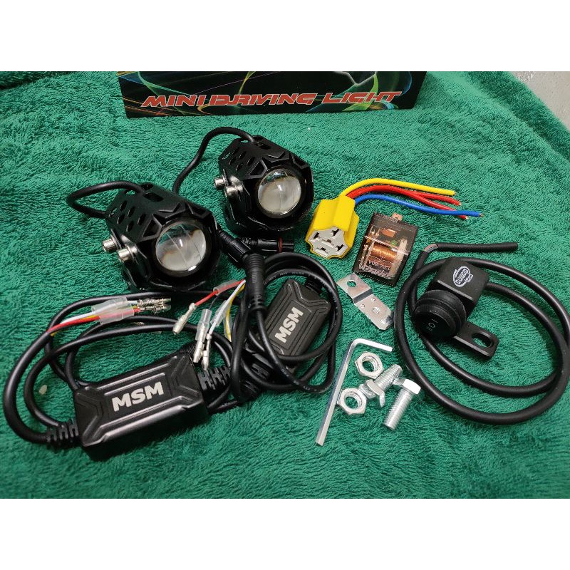 MSM * Mini Driving Light Version 7 ( Full Set ) MDL , Relay , Socket