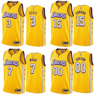 Los Angeles Lakers 11 Monk jersey classic edition basketball uniform  swingman kit limited edition white shirt