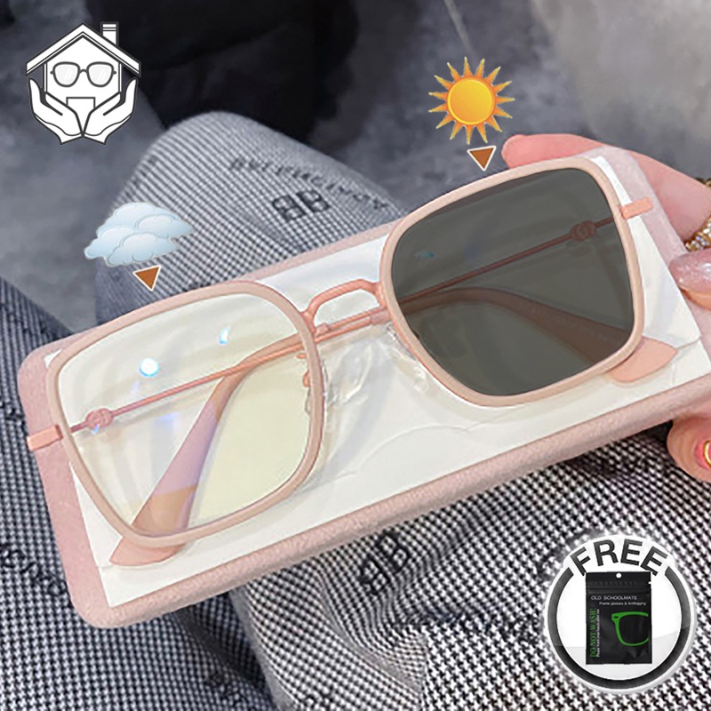 Photochromic Anti Radiation Glasses For Woman Man Transition Eyeglasses Computer Eyewear 6452