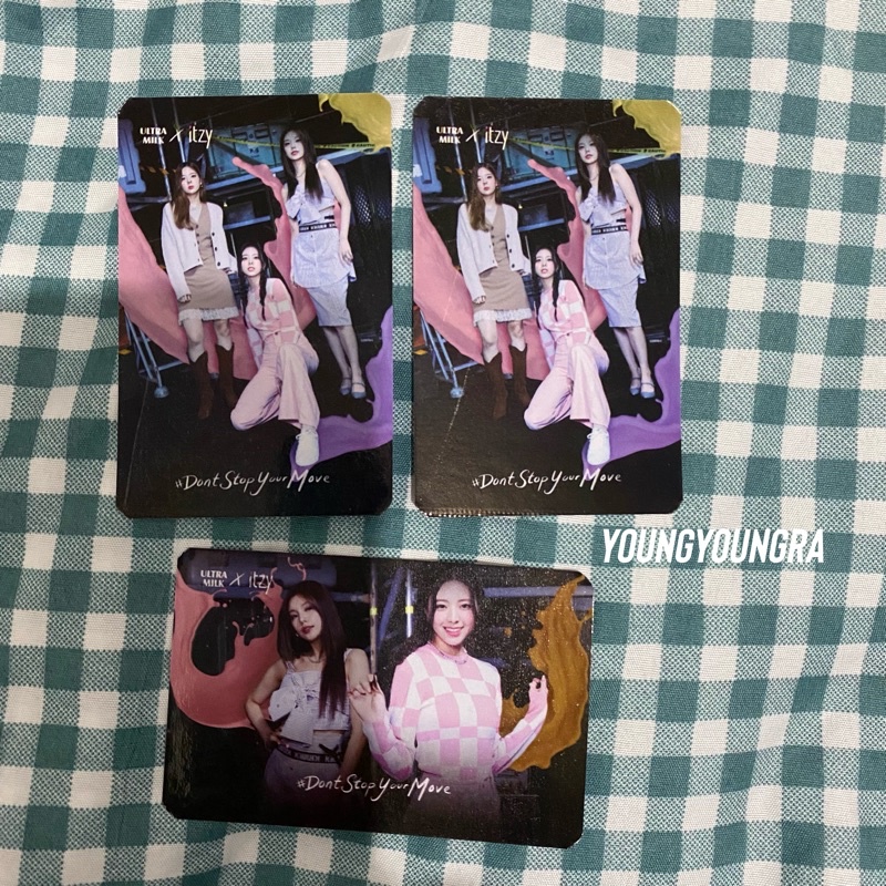 Itzy X Ultra Milk Photocard Pc Group Unit Shopee Philippines