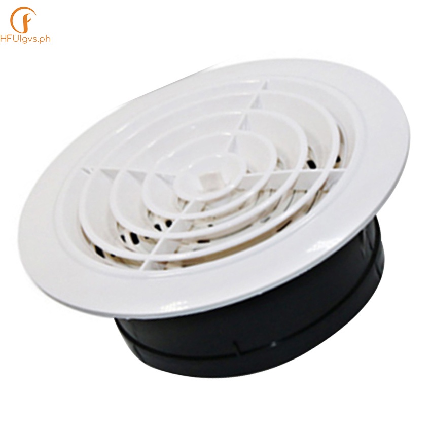 Round Air Vent Louver Grille Cover Outlet Adjustable Exhaust Vent