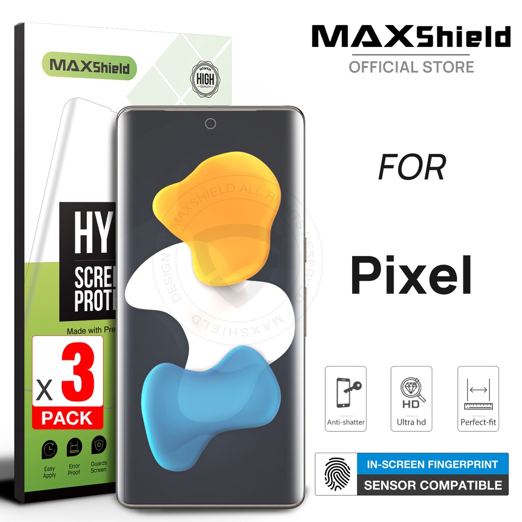 3X Google Pixel 8A/8/8Pro/7A/7/7Pro/6/6Pro/6A HYDROGEL Screen Protector