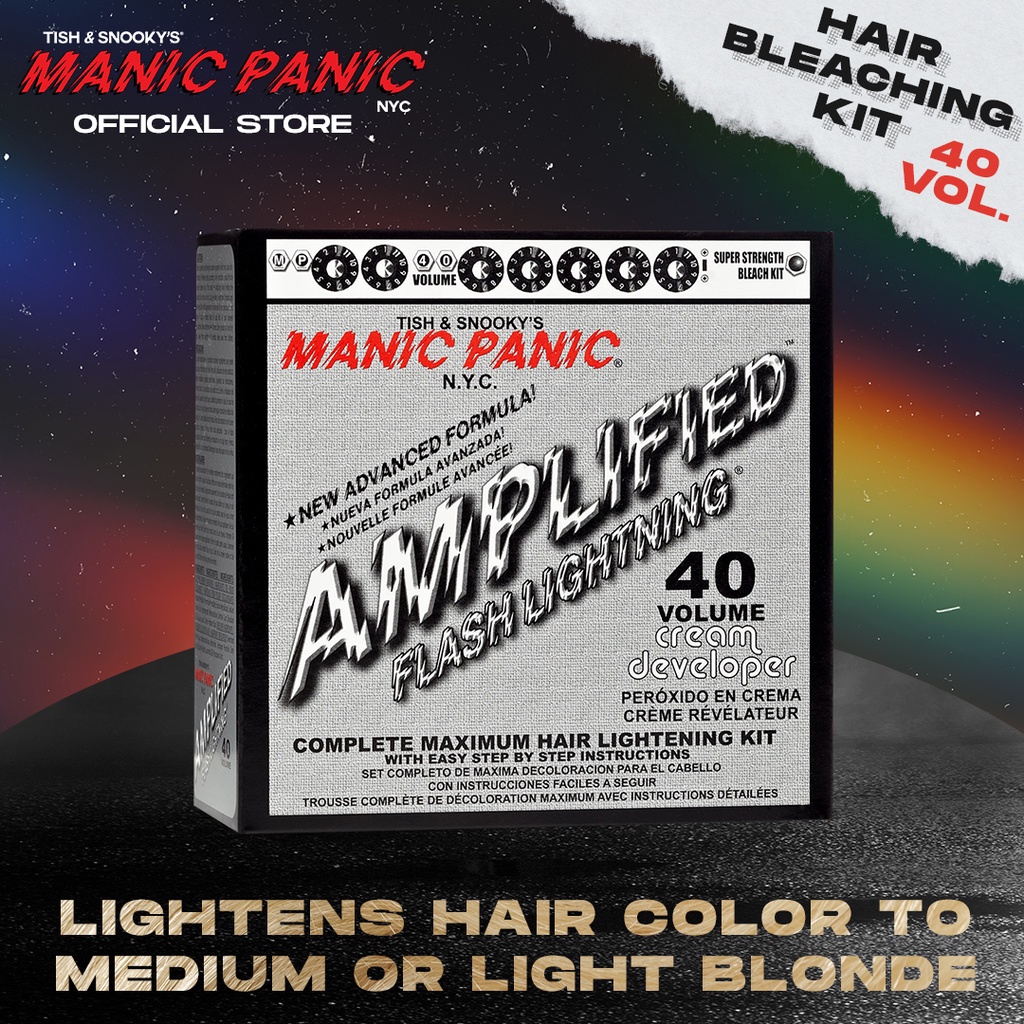 Manic Panic Amplified Flash Lightning Bleaching Kit 40 VOL Shopee