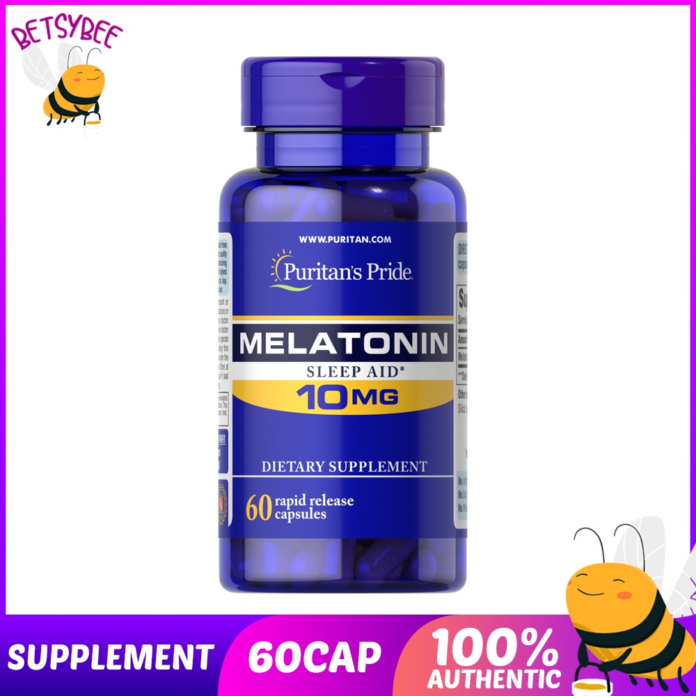 Puritans Pride Melatonin Super Strength 10mg Nighttime Sleep Aid Rapid