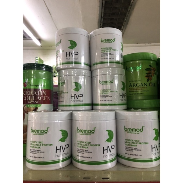 Bremod Hydrolyzed Vegetable Protein (HVP) Hair Mask (450g) Shopee