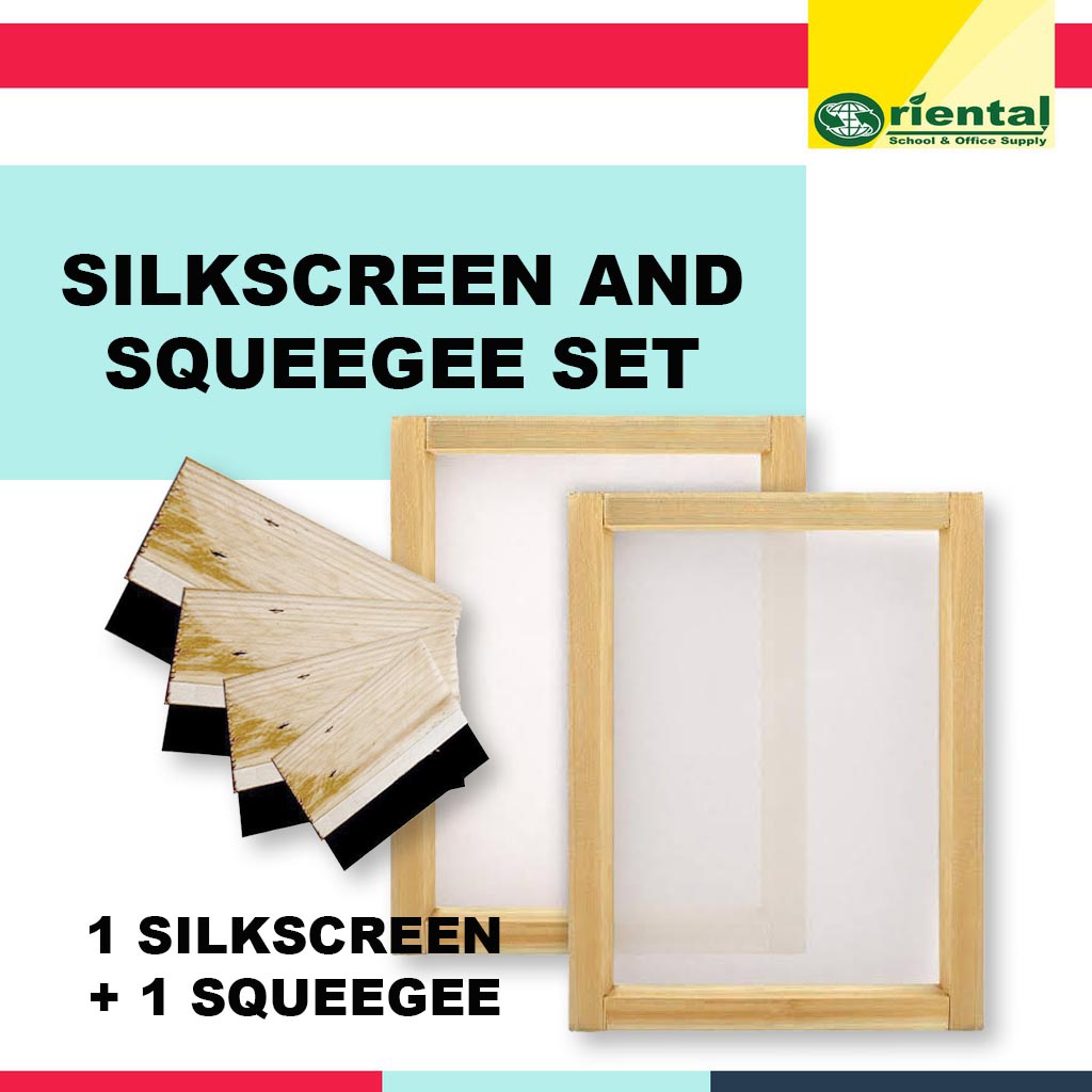 W Silkscreen and Squeegee Set/Pair of Silkscreen and Squeegee per order