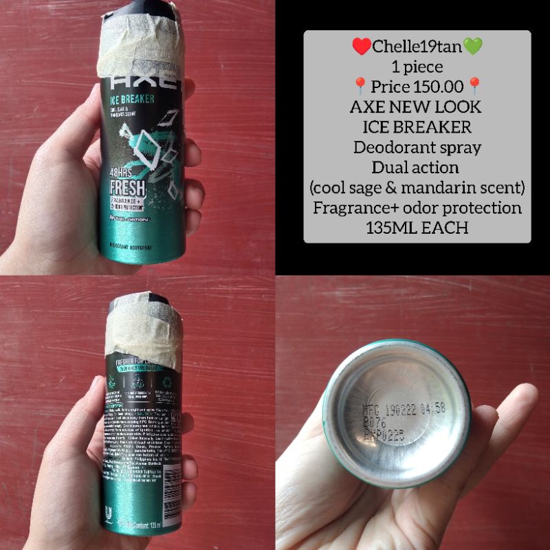 CHEL B1T1 AXE BODY SPRAY FOR MEN (2025 expiration) Shopee Philippines