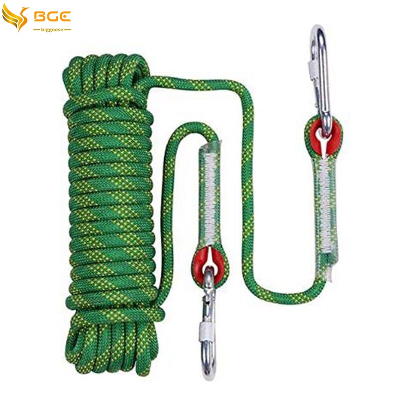 【COD】Static Utility Rope Free 2 Carabiners For Outdoor Activities ...