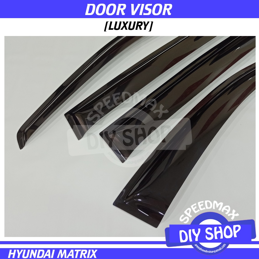 Hyundai Matrix Door Visor Luxury Style Matrix 2003 2004 2005 2006 2007 ...