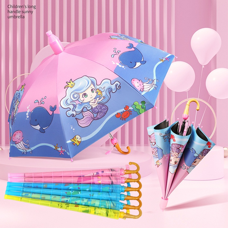 Umbrella kids With Cover Up For boy &girls Character Design Babies&baby