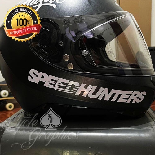 Speedhunters Windshield Decal – 90cm JDM Tuning Sticker – Gloss Black Lettering