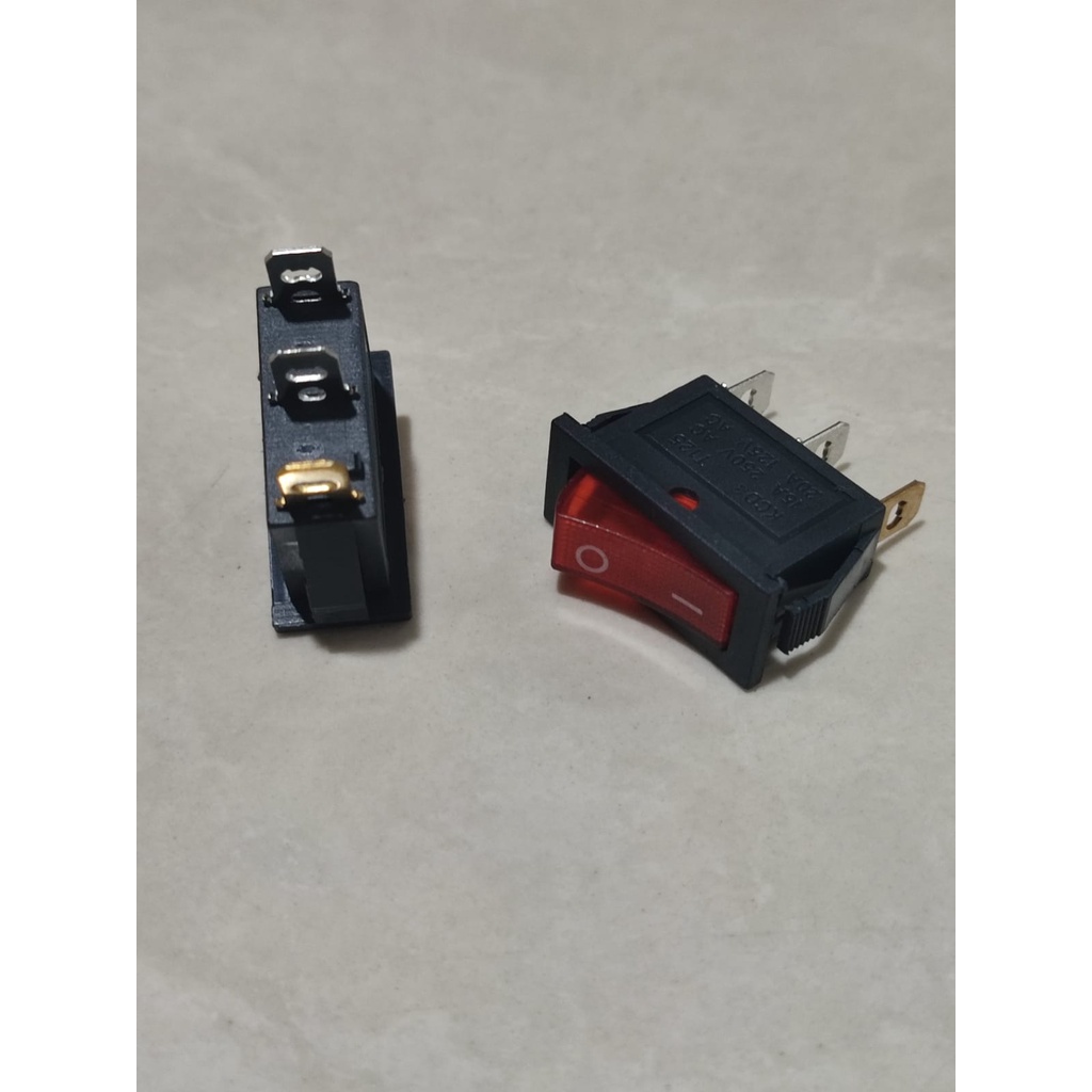 Switch On off 3 pin / Saklar On off kaki 3 pin 6A | Shopee Philippines