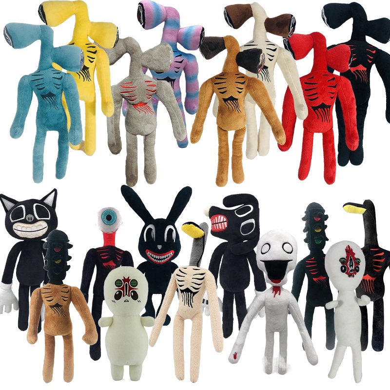 Siren Head Plush Toy 23 Designs Stuffed Dolls Trevor Henderson Scary ...