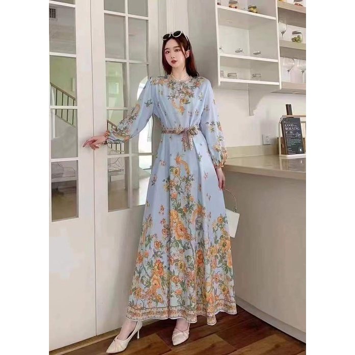 Shopee long 2025 sleeve dress