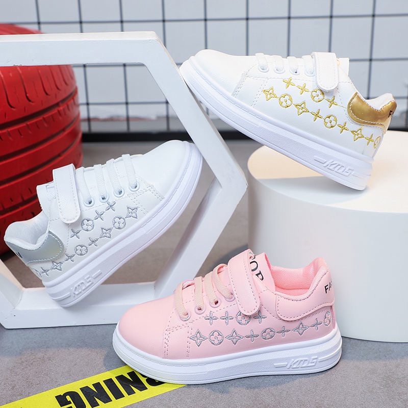 Plain white shoes store for girls