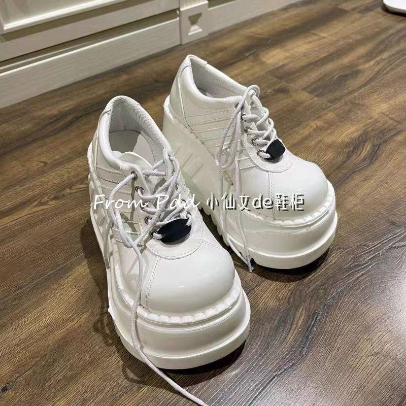 2025 British style small leather shoes for women's new spring and autumn casual retro square head Mary Jane single shoes for women