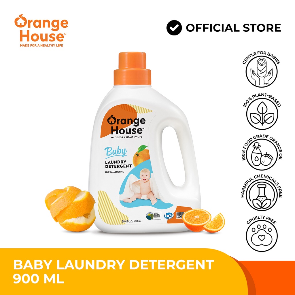 Orange House Liquid Baby Laundry Detergent 900ML Shopee Philippines