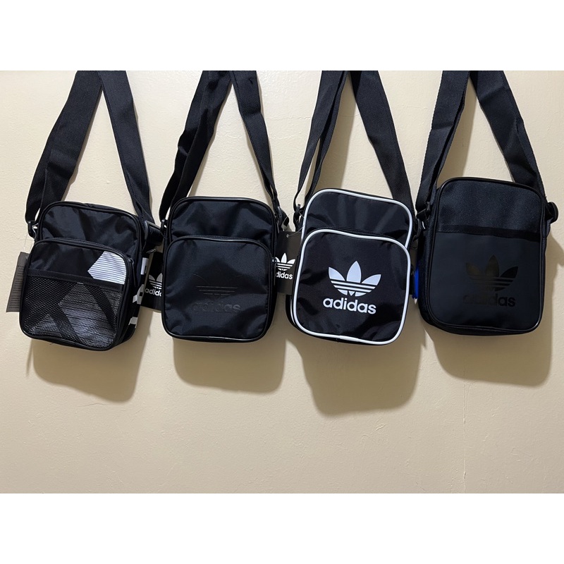 Adidas leather outlet sling bag