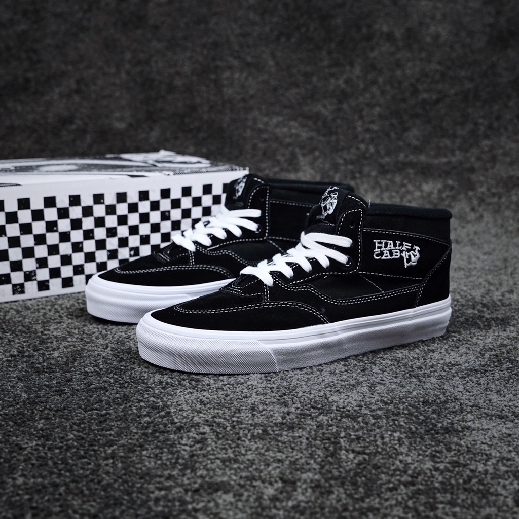 Vans Half Cab Steve Caballero Signature Classic Mid Top Skateboards Durable Rubber Sole Sneakers 1813