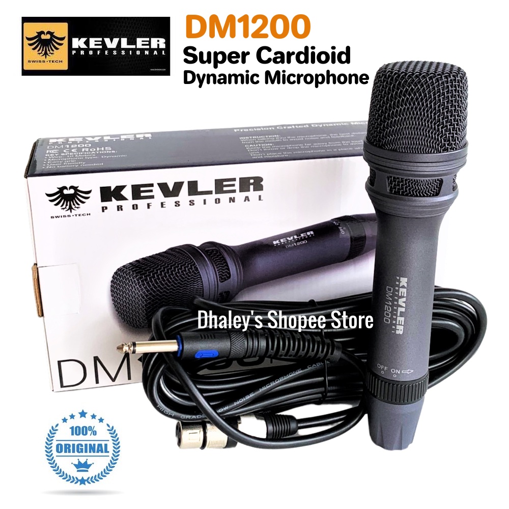 Original Kevler DM1200 Wired Microphone Precision Crafted Dynamic ...