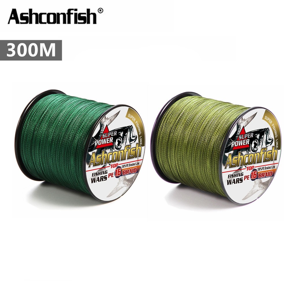 Ashconfish Braided Fishing Line-16 Strands Hollow