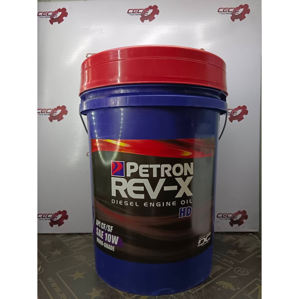 Petron Rev X Diesel Engine Oil HD10 Monograde 1 pail 18L | Shopee ...