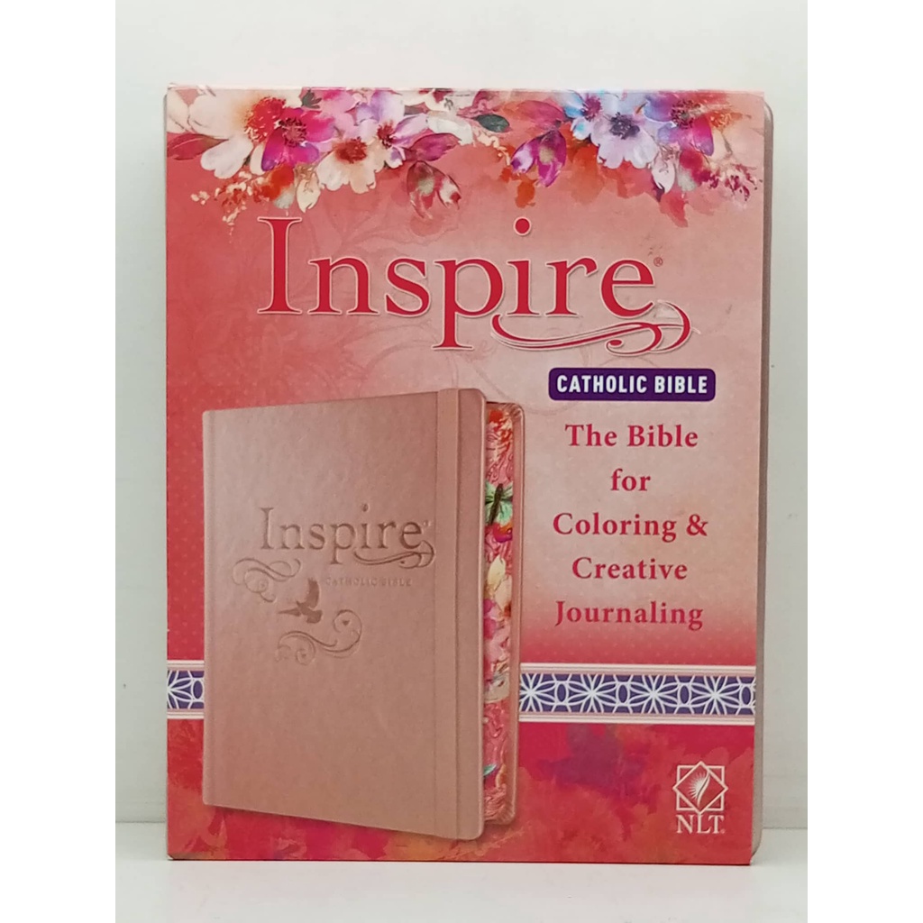 NLT INSPIRE CATHOLIC BIBLE: Catholic Coloring Bible (HARDCOVER ...