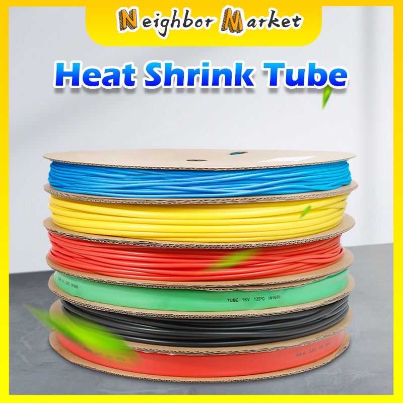 1M Heatshrink Tubing Thermoresistant Tube Heat Shrink Wrapping Kit