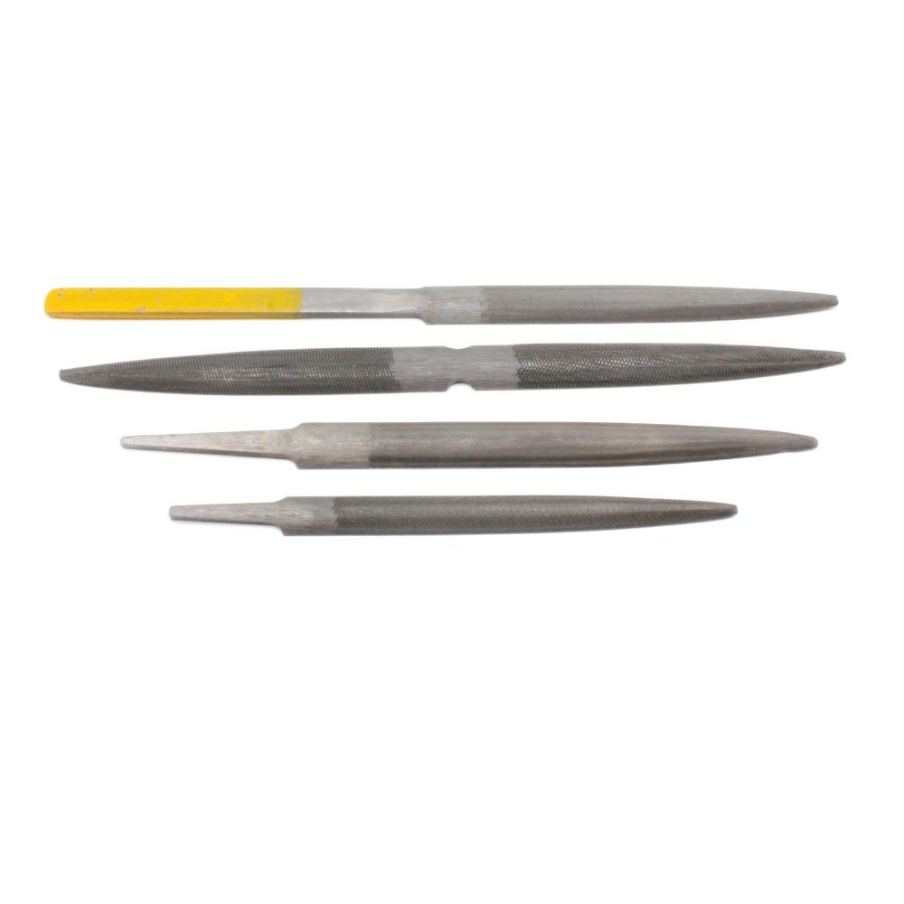 Double Ended Half Round Wax File Fine Medium Coarse Toothed Metal File ...