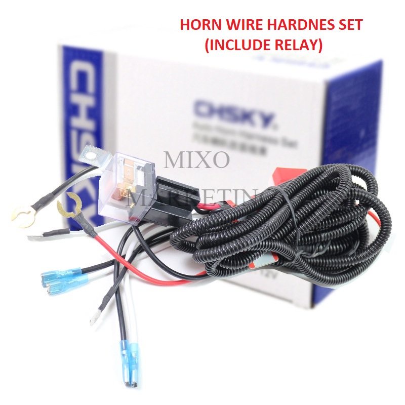 High Quality 12V Horn Wiring Harness Relay Kit Wire Hon Relay Wire Set