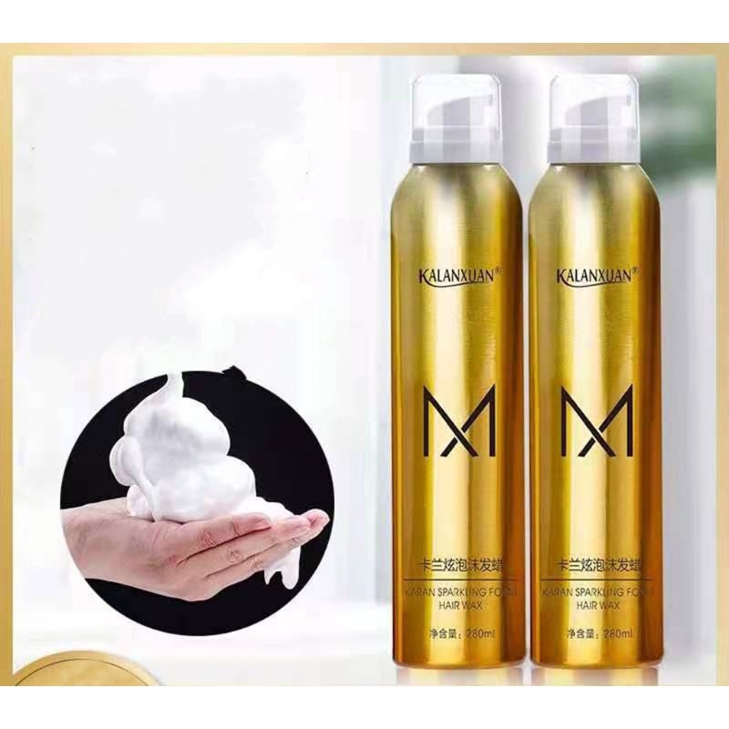 Mousse styling foam hair wax curly hair styling gel for men and women