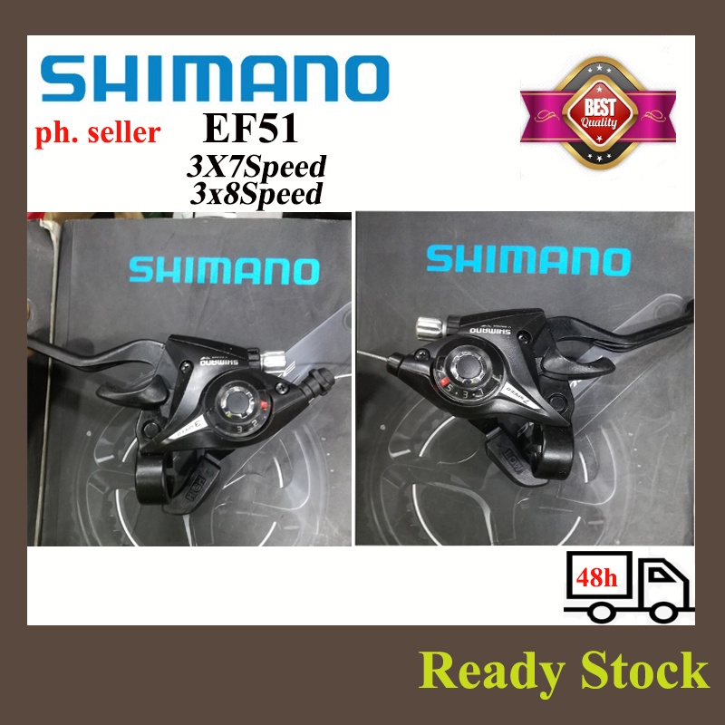 Shimano Shifter 3x7,3x8 (Combo Shifter) Mountain Bike Bicycle