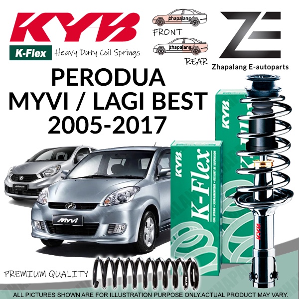 Kayaba K-Flex Coil Spring Perodua Myvi / Lagi Best / Icon Front/Rear ...