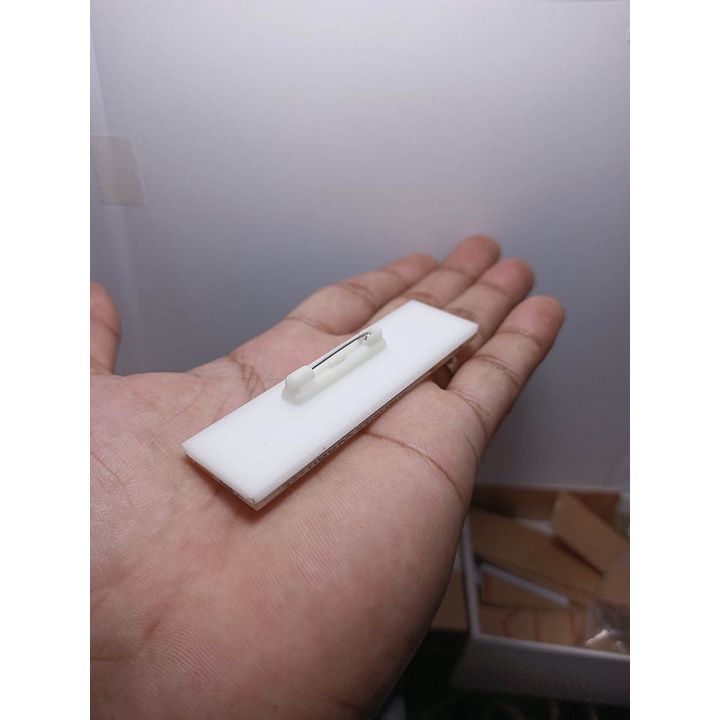 Name Plate / Name Tag / Name Badge ( Pin Type/Magnetic Type ) | Shopee ...