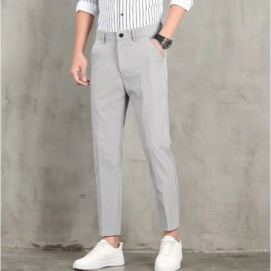 JULY 7 Men's Pants Korean Fashion Suit Pants Casual Trousers (COD ...