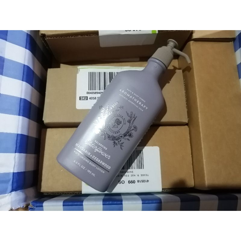 Bath & Body Works Aromatherapy BALANCING ELDERFLOWER (Mandarin + Cedarwood) Shopee Philippines