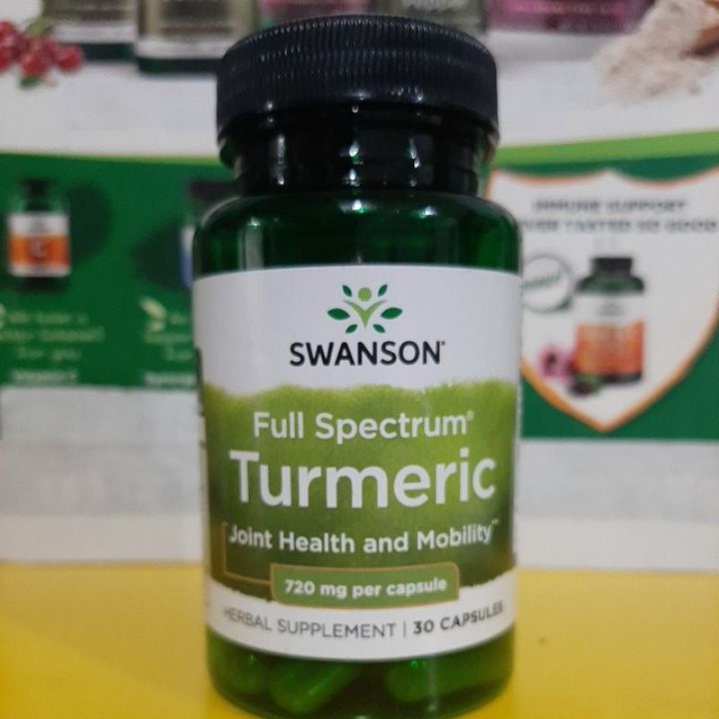 Turmeric 720mg 30 capsules expiry feb 2027 swanson shopee philippines