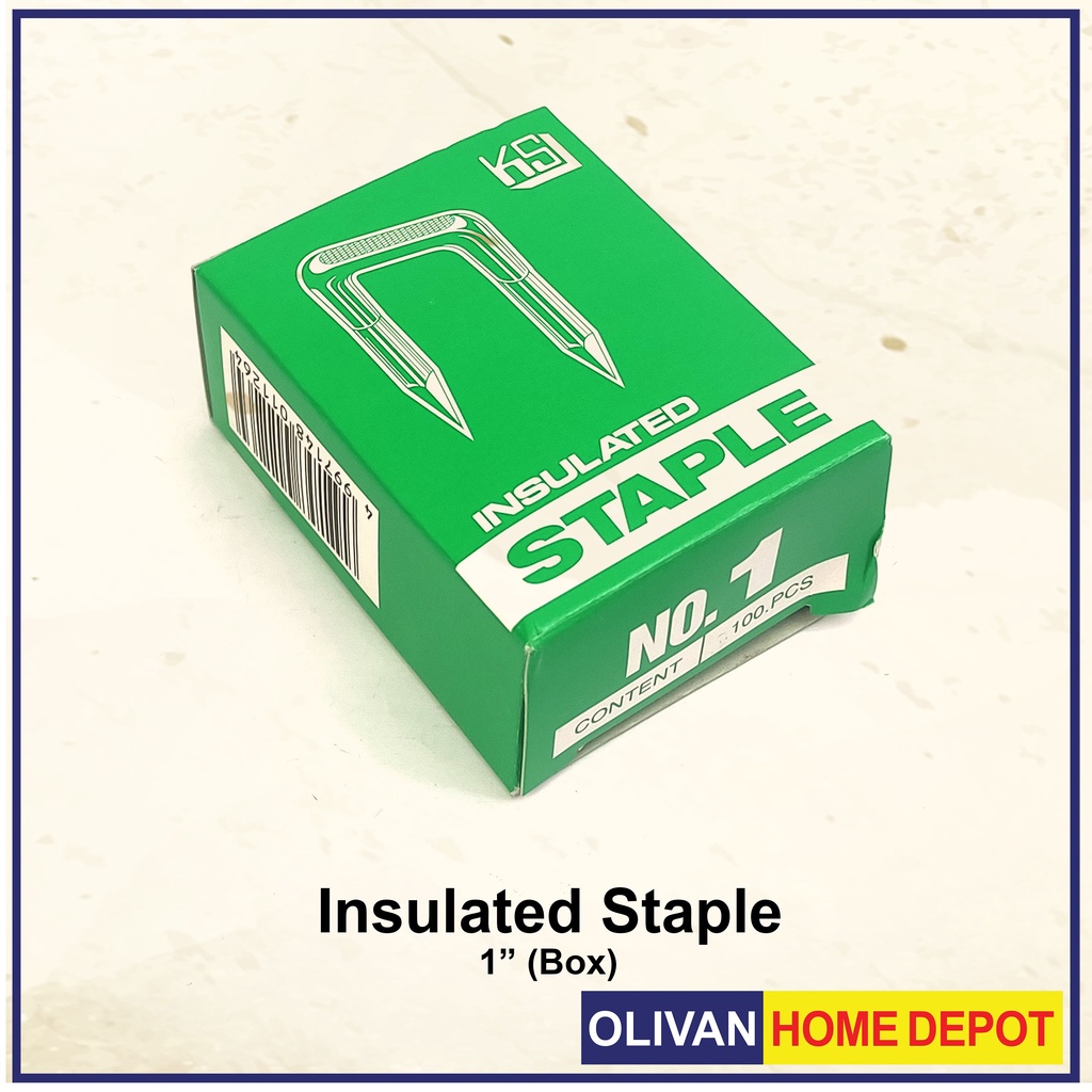 Insulated Staple Wire for Electrical Wire Clamp 1/2, 3/4, 1 inches (per ...