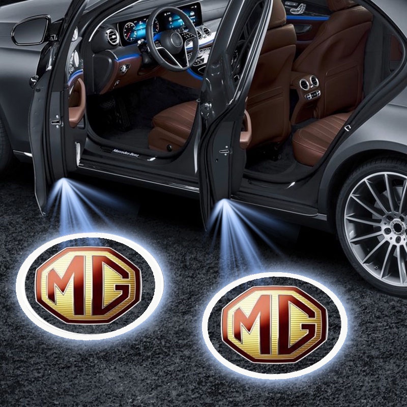 2pcs LED Car Door Emblem Light Welcome Lamp Wireless Laser Projector ...