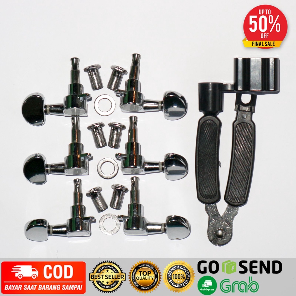 Grover Dryer Bundling Package in SILVER and 3-in-1 String Winder ...